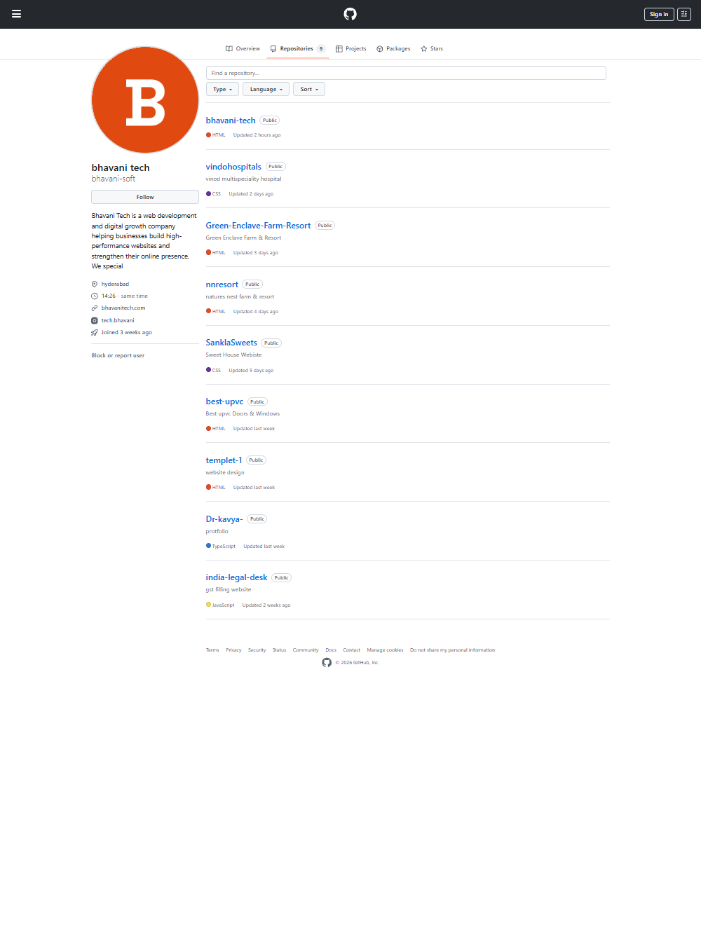 GitHub Repositories